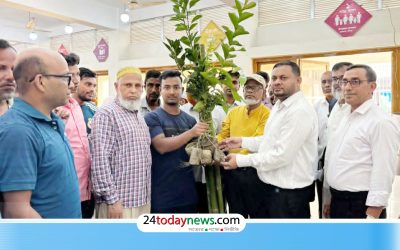 চুনারুঘাটে উপকারভোগী কৃষকদের মাঝে কৃষি উপকরণ বিতরণ