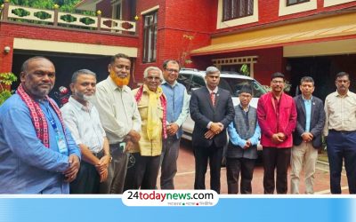 কাঠমান্ডুর বাংলাদেশ হাউসে মধ্যাহ্নভোজ ও বৈঠক অনুষ্ঠিত