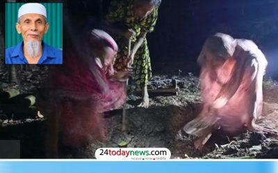 জামায়াতের বাধায় কবর খুঁড়লেন স্ত্রী-মেয়ে-বোন