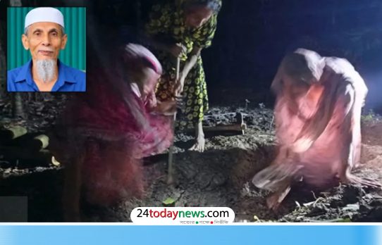 জামায়াতের বাধায় কবর খুঁড়লেন স্ত্রী-মেয়ে-বোন